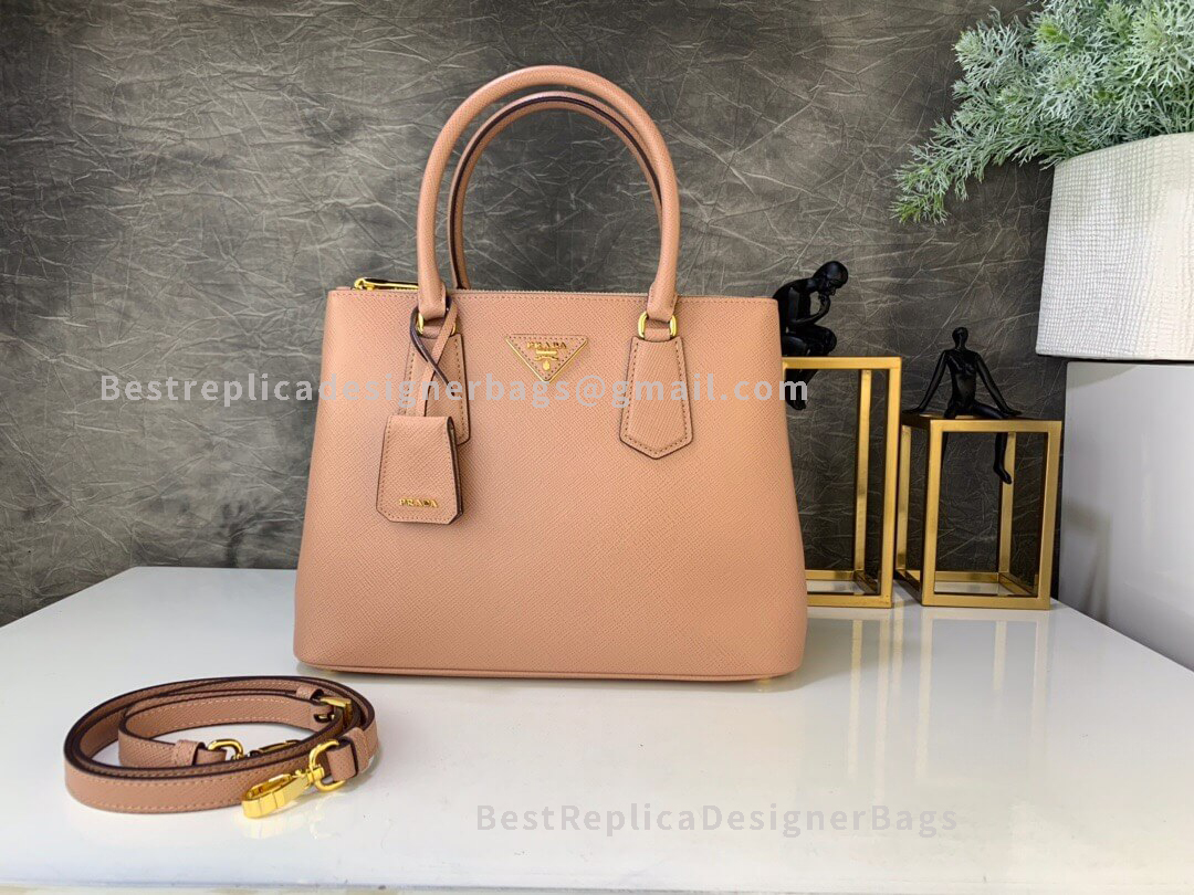 Prada Galleria Pink Medium Handbag GHW 232